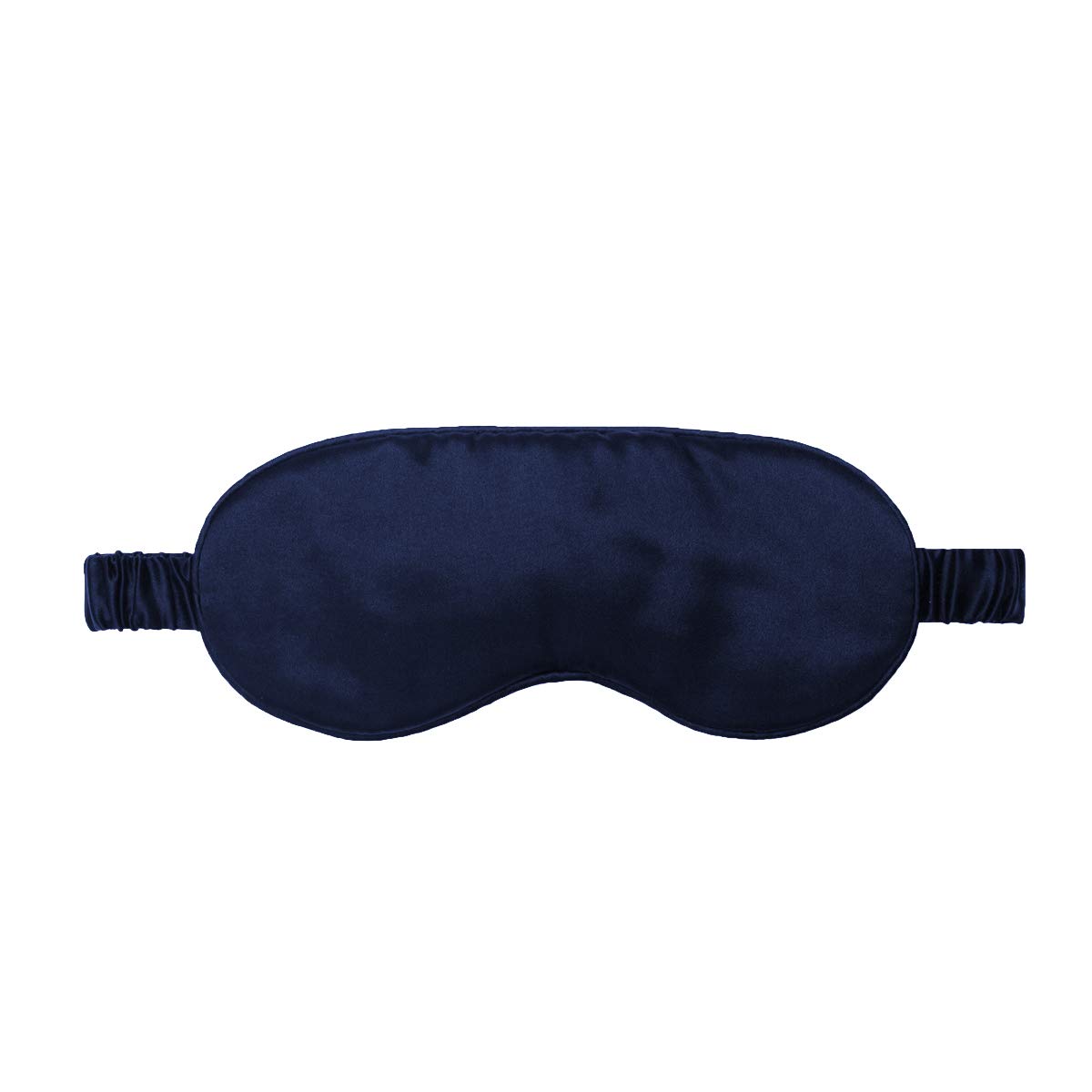 Silk Sleep Mask Light Blocking Luxury 100% Mulberry 19mm Silk Eye Mask Eye Cover Blindfold Ultra Soft Light & Comfy Anti Aging Skin Care with Travel Bag Gift Package: Deep Blue