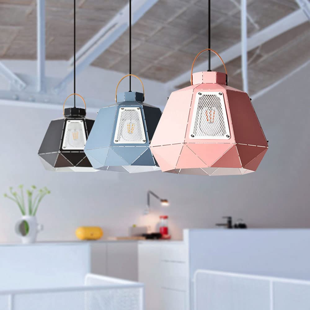 Decoración De Iluminación De Vestidor Nórdico, Accesorios Colgantes De Dormitorio Moderno, Lámpara Colgante De Sala De Estar Creativa, Lámpara De Araña De Una Sola Cabeza Macaron