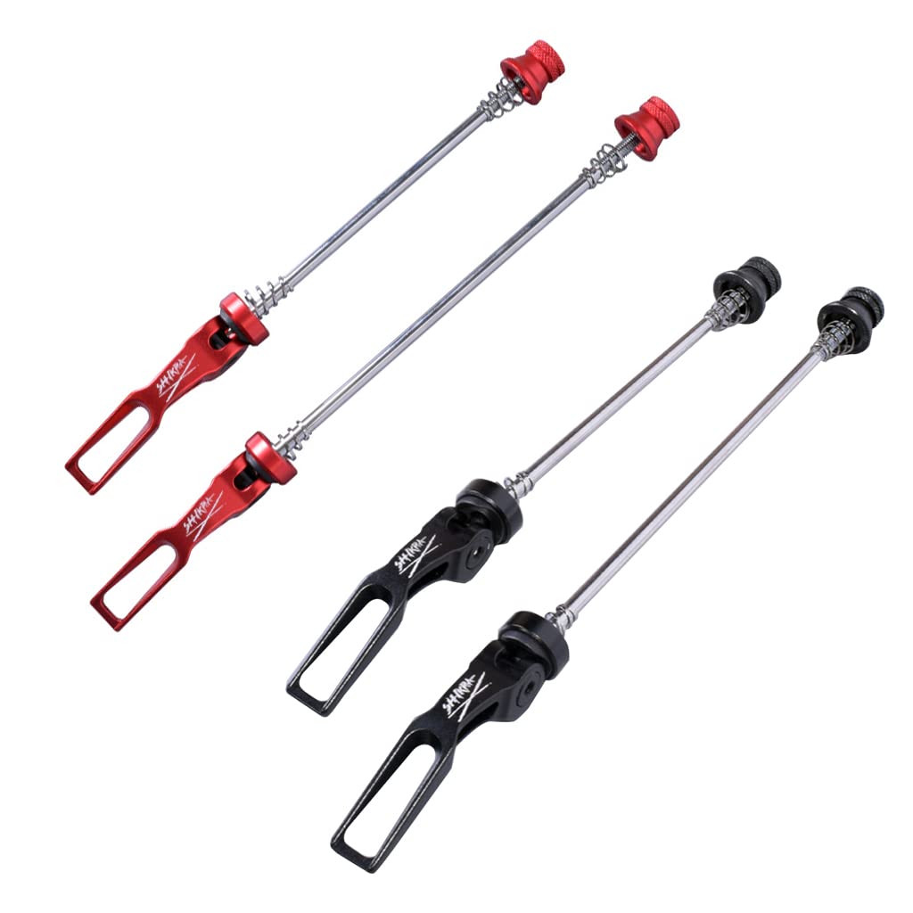 Paire De Leviers Rapides VTT – Avant Et Arrière – Acier 157mm 210mm