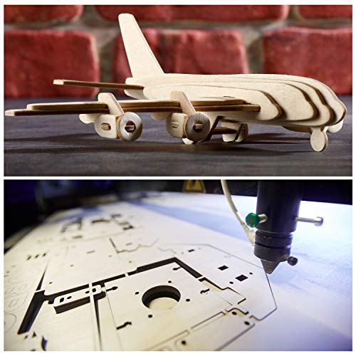 Confezione da 10 fogli di legno di Balsa, fogli