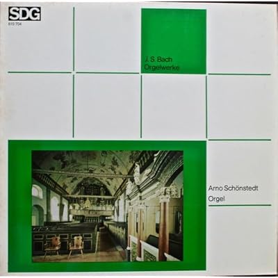 Johann Sebastian Bach: Orgelwerke GERMAN 610 704 [Vinyl LP] Arno Sch&ouml;nstedt