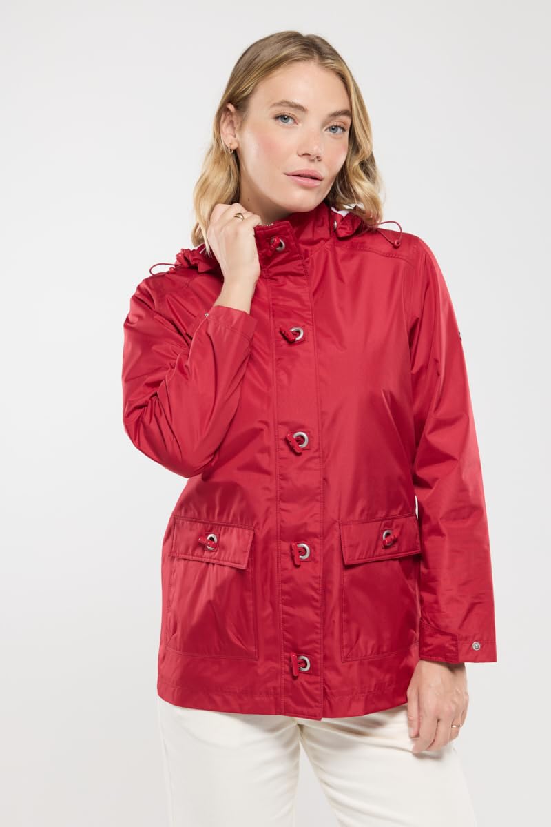 Armor Lux Damen Regenjacke im Marine-Stil Audierne Parka