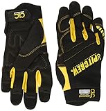 Custom Leathercraft220B Pit Crew Mechanic's Glove, Black, Medium