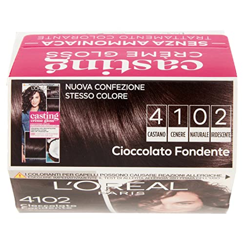 L'Oréal Paris Haarfarbe Casting Creme Gloss, ohne Ammoniak für einen angenehmen Duft, 4102 Cool Brünette Dunkle Schokolade, 1 Stück – Ansicht 5