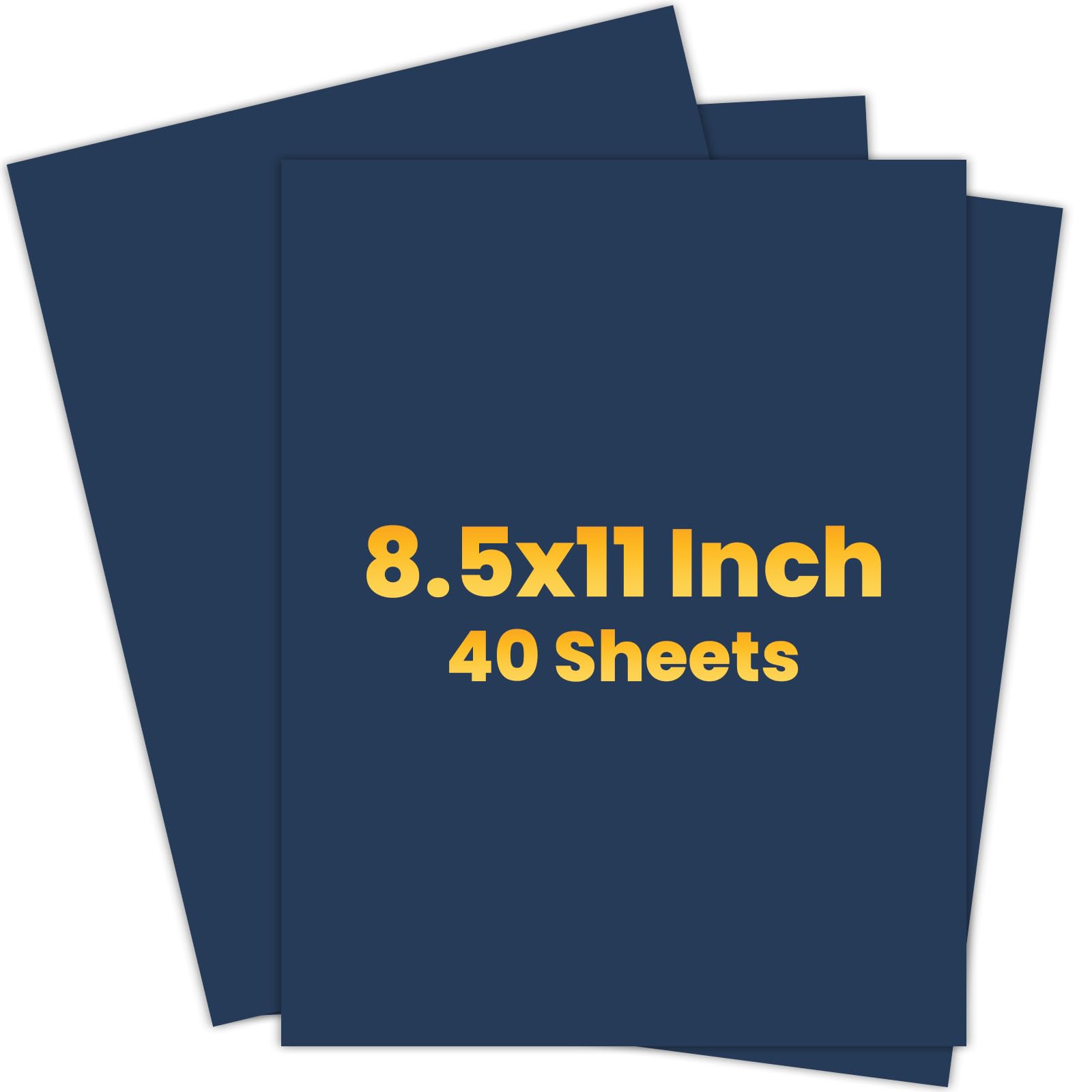 Photo 1 of Blue Cardstock 8.5" x 11 ",Cardstock Paper,Navy Blue Cardstock,40 Sheets Dark Blue Card Stock for Party,Invitations,Art,Drawing,Menus,DIY Cards, Tags,Crafts Certificates,School,Office Printing