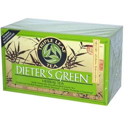 Triple Leaf Tea Thé vert Dieter 20 Sac Cover