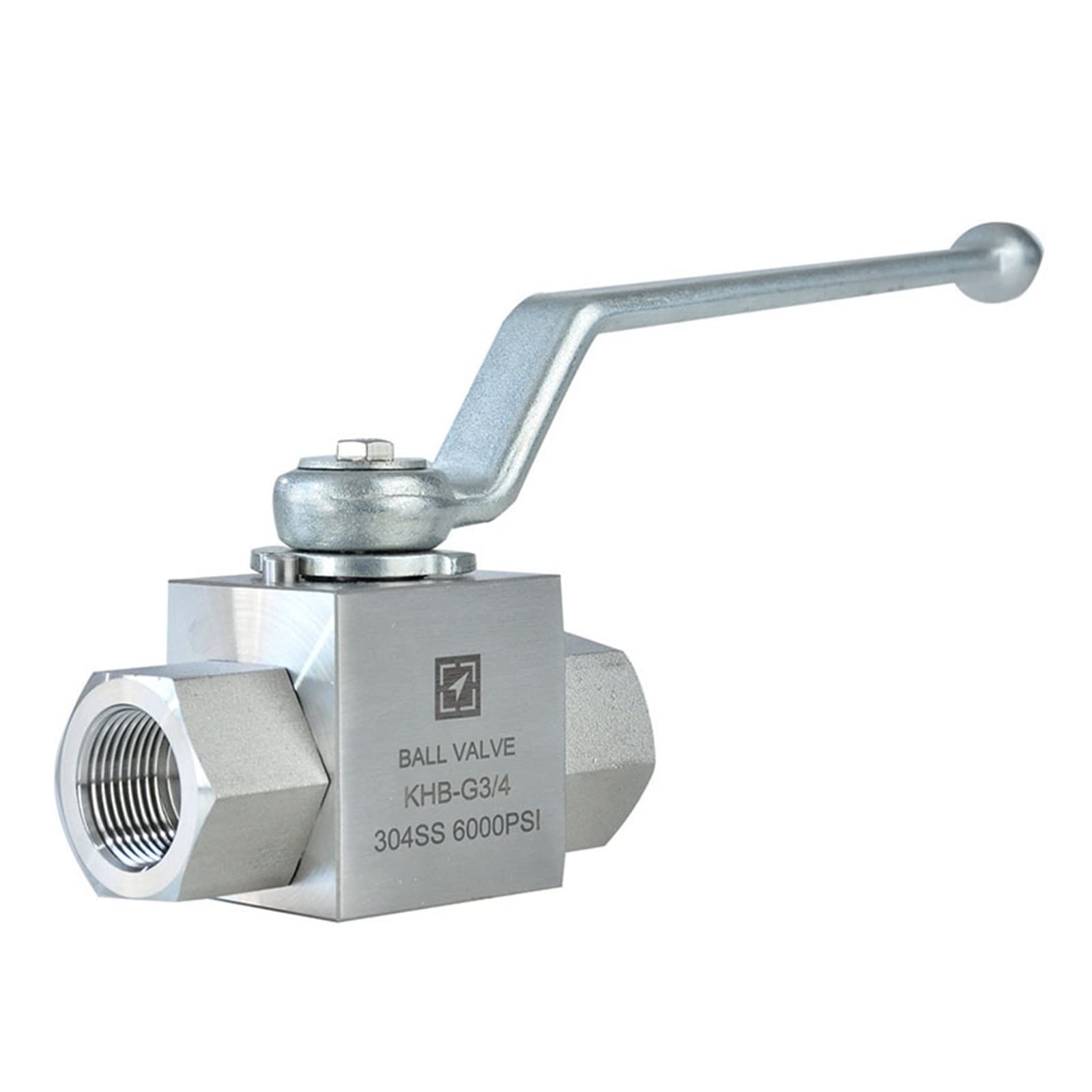 TREDSWQCV 1/4" 3/8" 1/2" High Pressure Ball Valve 304 Stainless Steel Female Thread Corrosion Resistant(High Temperature,1/8 Inch)
