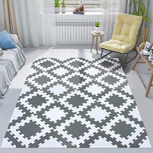 meiqicool, Tapete puzzle acolchoado para bebé, em espuma EVA