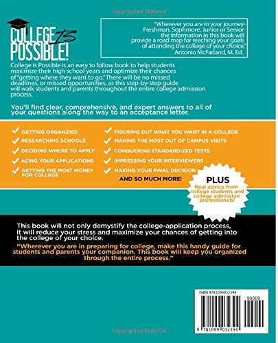 College is Possible: From Application to Acceptance- A College Planning Guide for Students