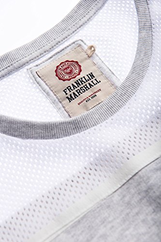 Camiseta gris Franklin and Marshall talla M con diseño espaciado 2