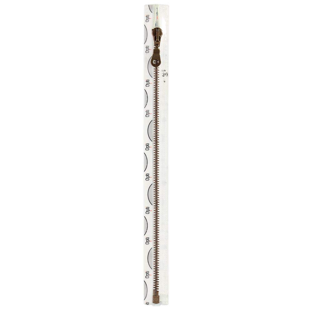 Opti Zip Fastening, 00009 White, 45 cm