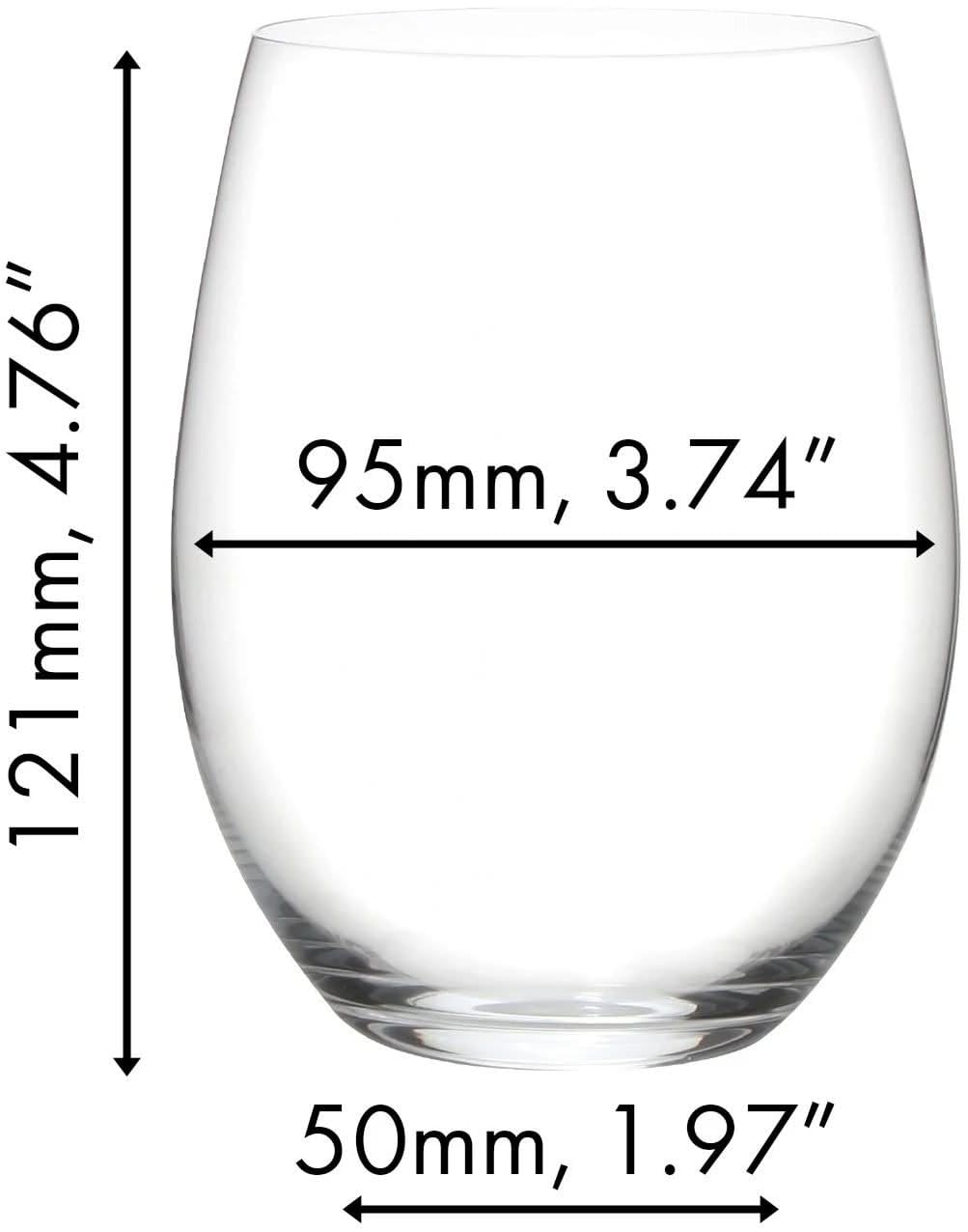 Riedel 5414/80 - The O Wine Tumbler, Cabernet Compra 8 Número 6" 8 Copas de Vino Tinto