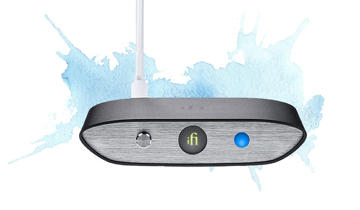 iFi Zen Blue V2 - HiFi Bluetooth 5.0 Receiver Desktop DAC for Streaming Music to Any Powered Speaker, A/V Receiver, Amplifier - Outputs - Optical/Coaxial/SPDIF/BRCA / 4.4 Balanced (US Version) iFi Zen Blue V2 - HiFi Bluetooth 5.0 Receiver Desktop DAC for Streaming Music to Any Powered Speaker, A/V Receiver, Amplifier - Outputs - Optical/Coaxial/SPDIF/BRCA / 4.4 Balanced (US Version)