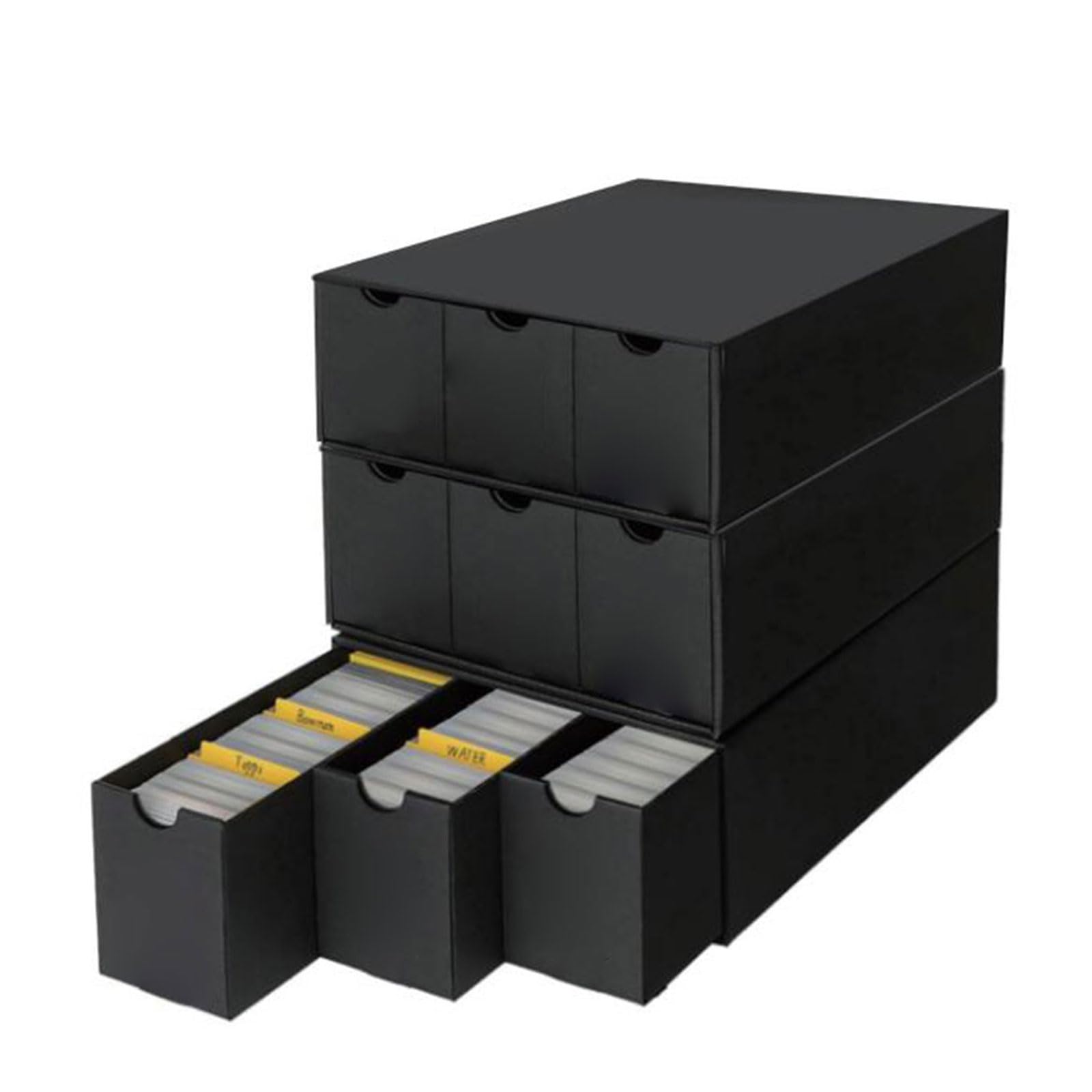 Generico Vetrina per Carte Portatile con Scomparti Multipli, 12 Squares | Organizzatori carte versatili, riciclabili eleganti con scomparti multipli per riporre e organizzare oggetti
