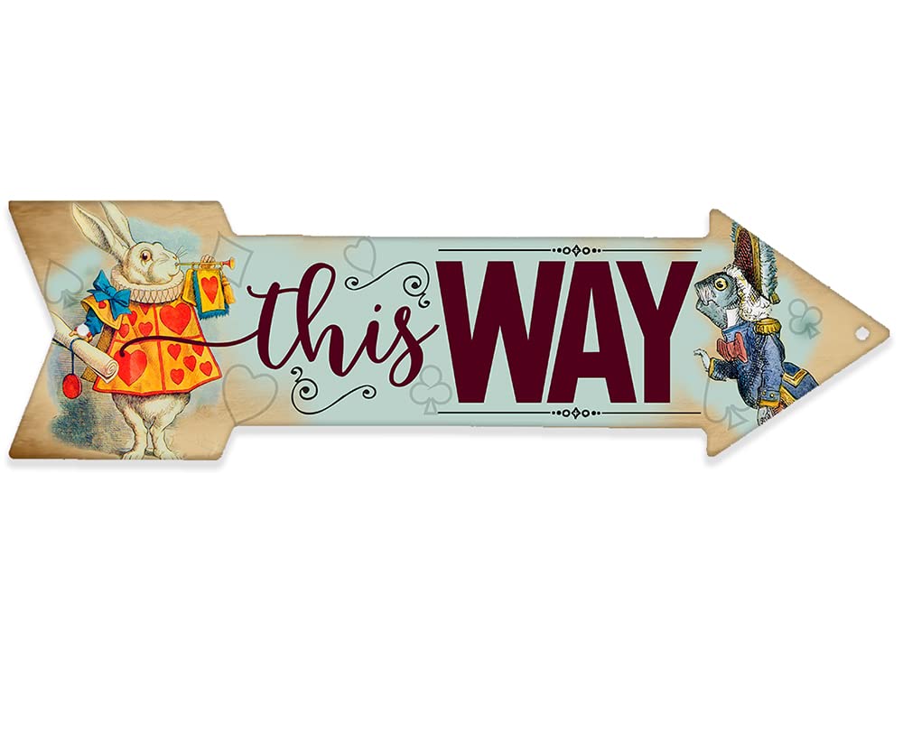 Amazon.com: Alice in Wonderland Decor - This Way - Directional