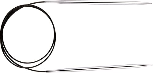 Knitter 's Pride Nova platina fijo circular 32-inch (87.5yard) Agujas de tejer Tamaño US 6(4.4yard)