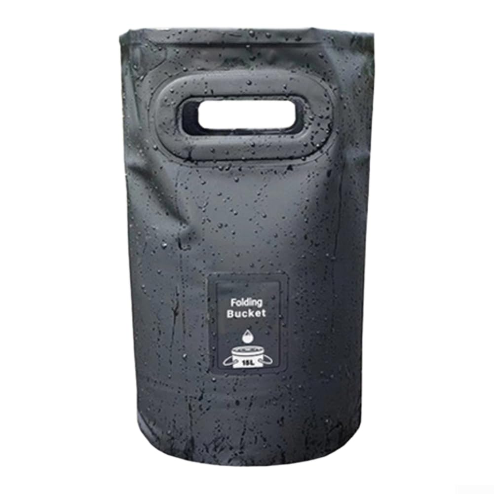 Cubo plegable de PVC de 20 L con diseño a prueba de fugas (B)