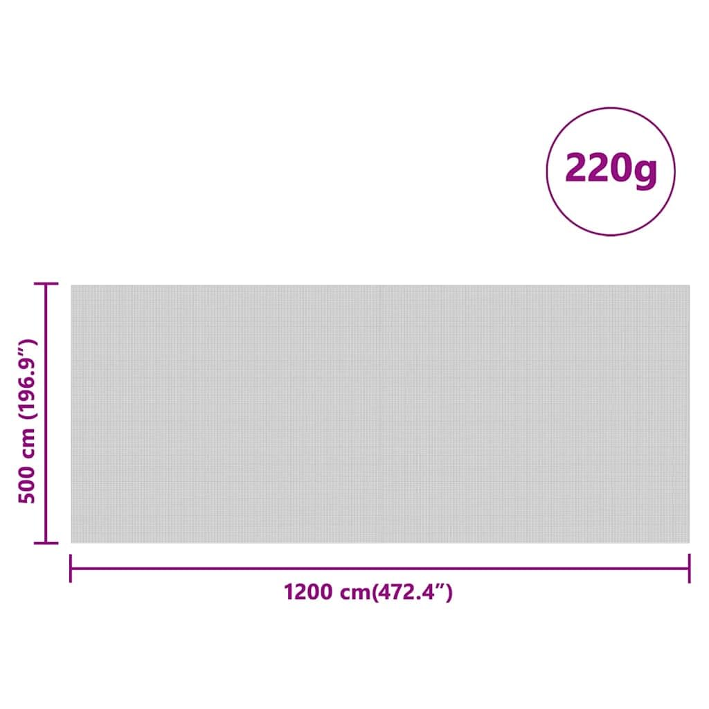 Siloabdeckung Grün aus HDPE 12 x 5 m, UV-beständig und reißfest, zuschneidbar für Tierhaltung, Landwirtschaft, Stall und Weide, für Futter, Pflege und Außeneinsatz