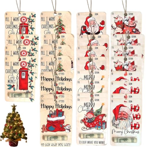 Handcrafted Wooden Money Holders Gift, 2025 Wooden Money Holders Christmas