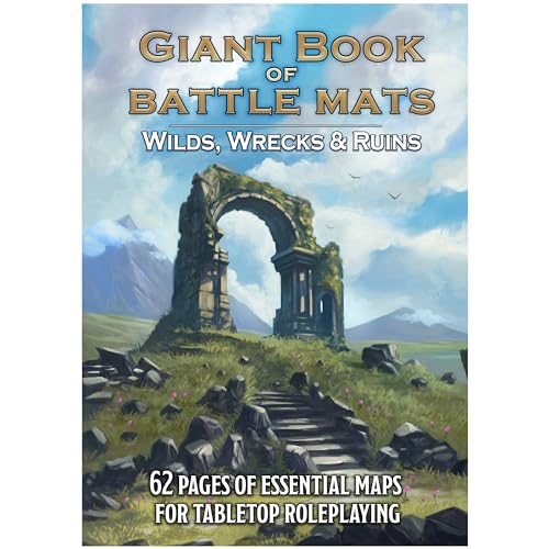 Giant Book of Battle Mats Wilds, Wrecks & Ruins by Loke - Merchandise Game