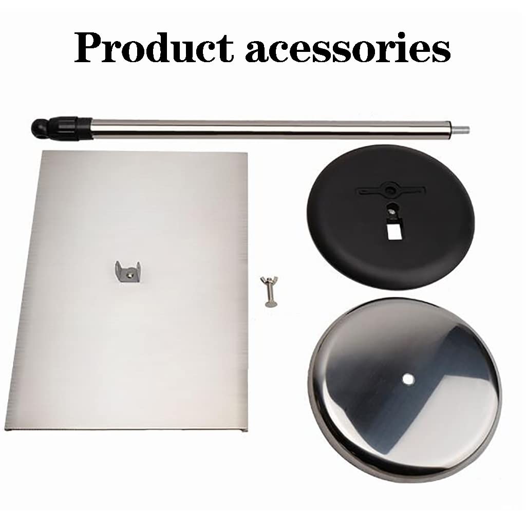Soporte de pie ajustable para carteles y menús, exhibición de pedestal de aluminio resistente con opciones de visión horizontal y vertical