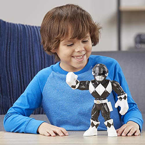 Playskool Heroes Mega Mighties Power Rangers Black Ranger 10-Inch Figure #TOP6