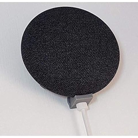 Google Home Mini Hidden Wall Bracket. Grey Cover