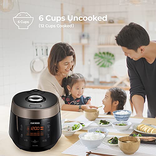 CUCKOO High Pressure Rice Cooker 6-Cup Uncooked / 12-Cup Cooked with ...