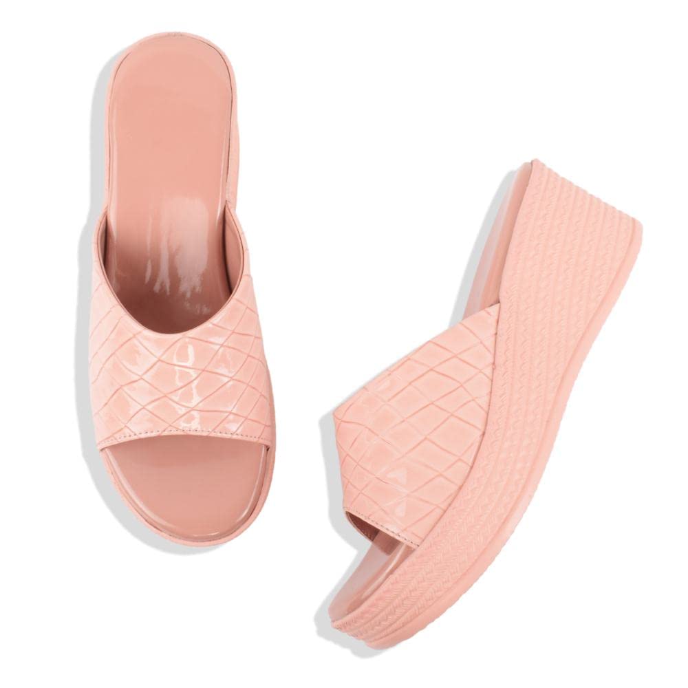 XE Looks Attractive Pink Block Heel Sandals For Women (B0B5DLBZ3X) Amazon Price History, Amazon Price Tracker