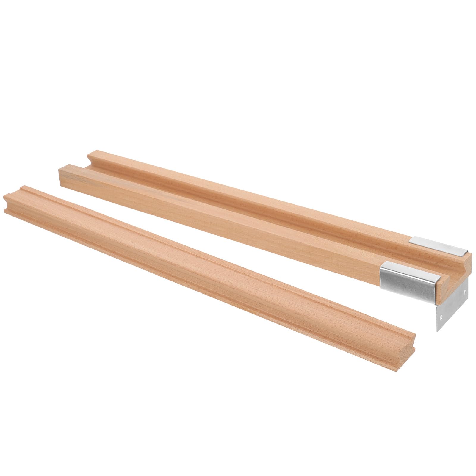 Jvnalwnkv One Color Cabinet Drawer Slide Rail，Stainless Steel Rail, Wooden Slides And Dresser Rails 350Mm Replacement Set