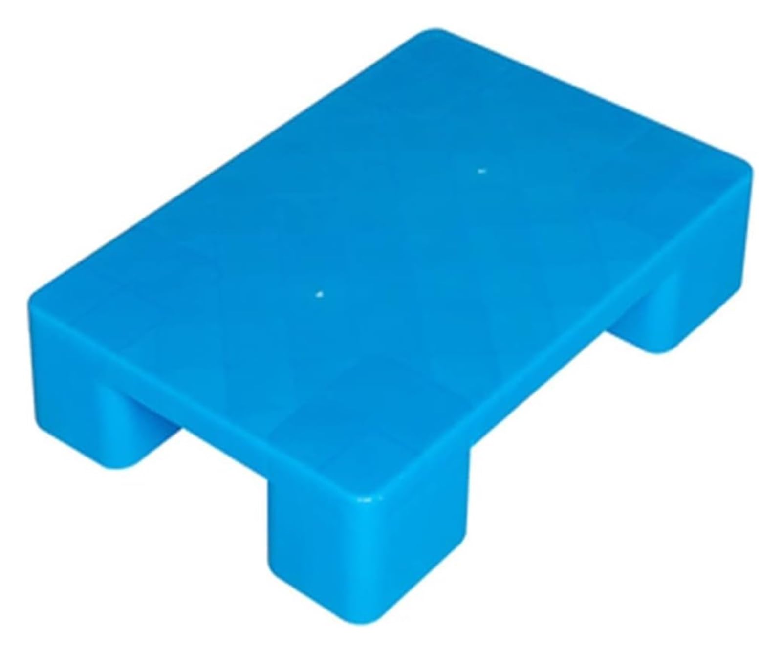 JINMLBO Plastic Pallets, HDPE Goods Storage Racks, 200-500KG Load-Bearing, Four-Legged Sturdy Supermarket Shelf for Warehouses, Storage Rooms(60x40x12cm,2PCS)