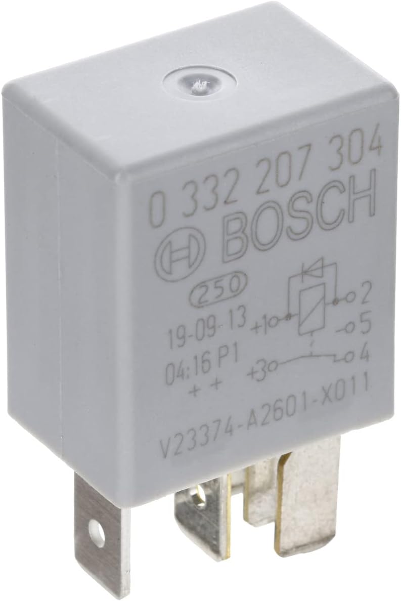 Bosch 0986AH0605 Mini relé de 12 V 20 A, 2x87, IP5K4, temperatura de funcionamiento de -40 ° a Bosch 0986AH0605 Mini relé de 12 V 20 A, 2x87, IP5K4, temperatura de funcionamiento de -40 ° a