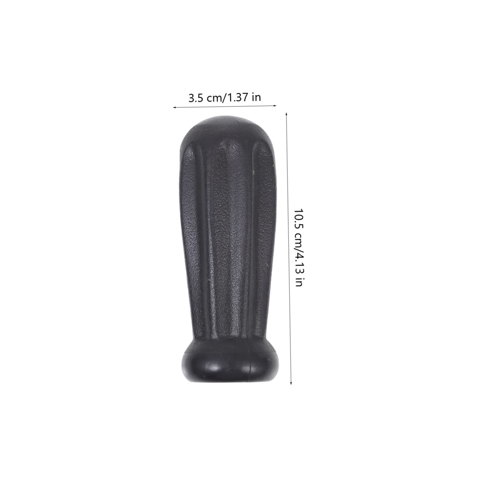 Empuñaduras de Futbolín de Plástico Negro, 8 Piezas | Agarres Ergonómicos Antideslizantes para Mesa de Fútbol de Repuesto, Compatibles Mayoría de Futbolines, Superficie Lisa