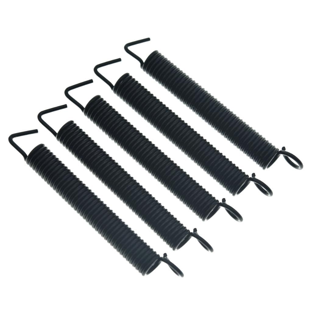 KAISH Set of 5 Premium Tremolo Springs Tremolo Bridge Tension Spring for FR/ST/Strat Tremolos Black Standard Tension - Image 4
