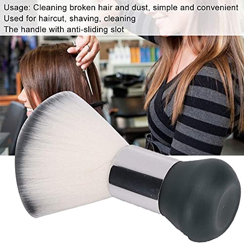 Barber Neck Duster Brush, Professional Hair Salon Haarentfernungsbürste, Broken Hairbrush, Haarschnitt Spezielle Reinigungsbürste Haarschneide-Kits für Barber Haircut, Rasieren, Reinigen(Grau)