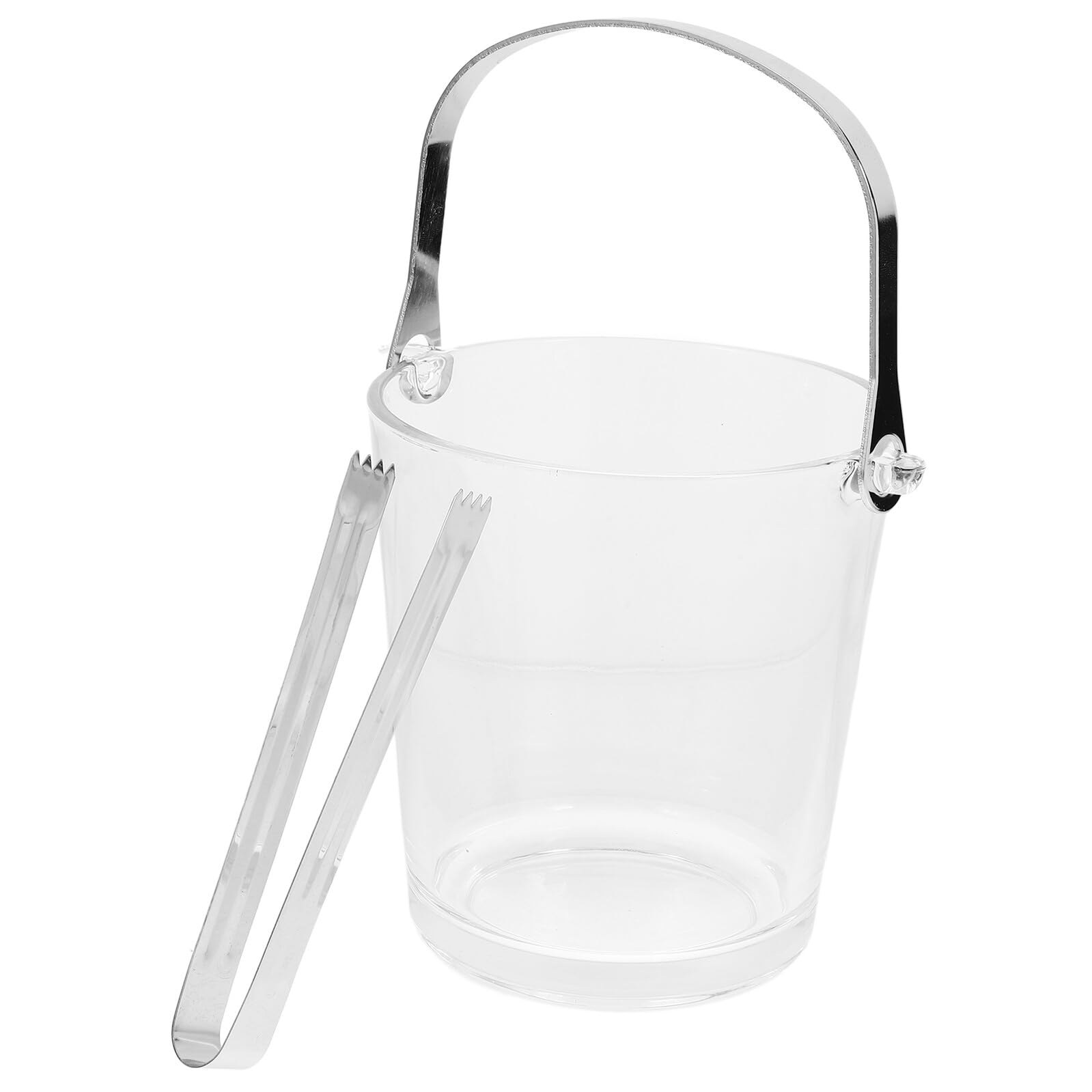 VICASKY Secchiello per Ghiaccio in Vetro da 900ml con Manico