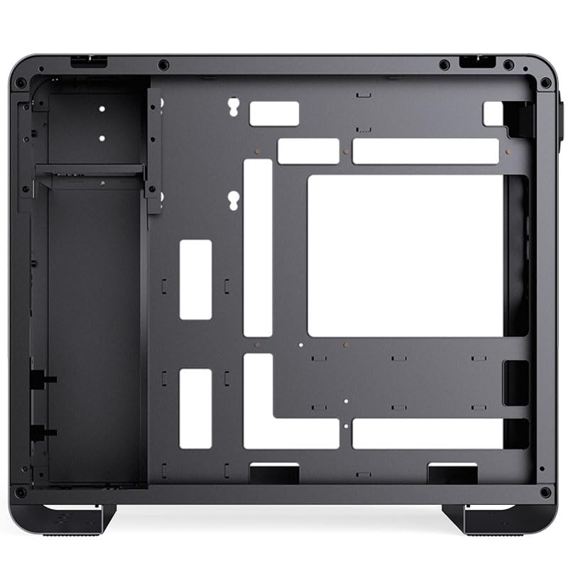 Jonsbo U4 Mini Mesh PC-Gehäuse Schwarz – Micro-ATX Case mit Mesh-Seitenteil, Platz für GPUs bis 420 mm, ATX-Netzteile bis 200 mm, luftdurchlässiges Design für Starke Builds