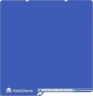 HzdaDeve Upgraded Double-Sided Cool Plate for Anycubic Kobra S1 Combo - 264x276mm PEI Build Surface, No Heat, Instant Release