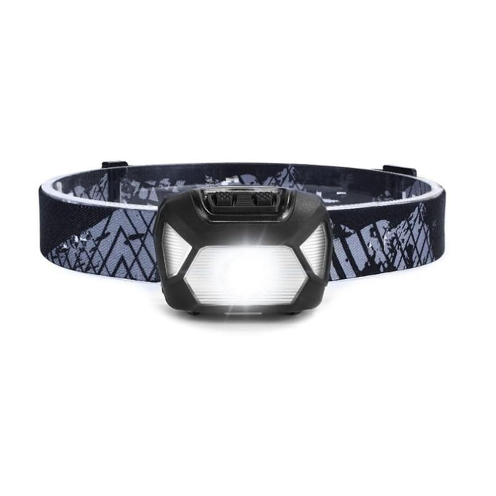 QFGVMXBWKZH 6 Modes USB Rechargeable Headlamp IPX4 Waterproof LED Headlight Flashlights Outdoor Fishing