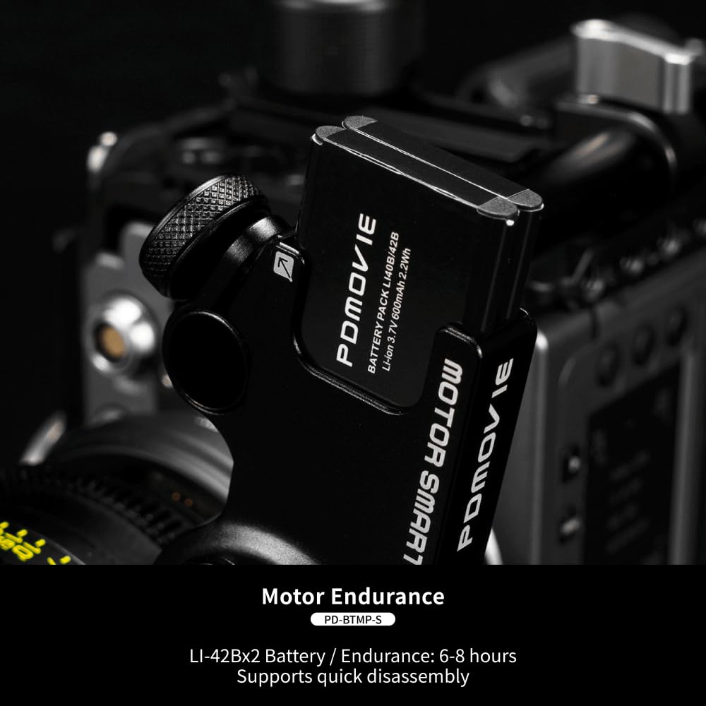 PDMOVIE Live Air 3 Smart PD-BTMP-S LiDAR Autofocus Motor for Manual Lenses with Focus Limit or DSLR Lenses Without Focus with Depth of Field Scale