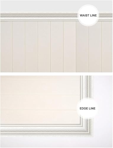 Miniatura 8 de Cozylkx - Moldura flexible autoadhesiva 3D de 90 x 3 pulgadas para decoración de pared, para el hogar, oficina, hotel, bricolaje