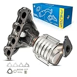 PHILTOP 16096 Front Exhaust Manifold Catalytic Converter Compatible with 1996-2000 Civic 1.6L CX/DX/HX/LX/GX, 1999 Civic 1.6L Value Package, 1996-1997 Civic del Sol 1.6L S(EPA Compliant)