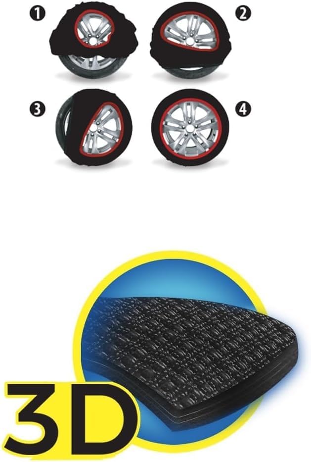 Chaussettes À Neige Pour Pneu 325/35R22 Jante Roue