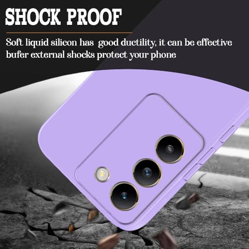 Image of Basic Case for Vivo Y200e 5G (Silicone Purple)
