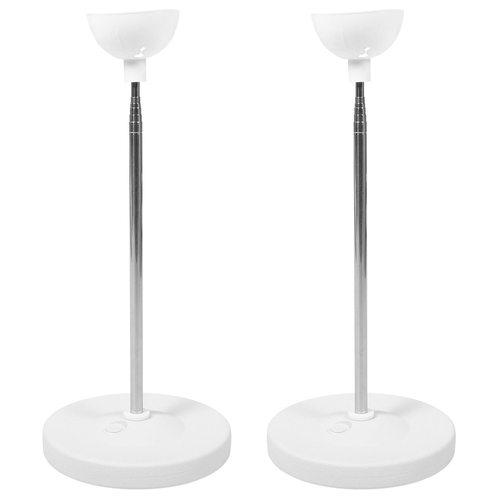 NUOBESTY Juego de 2 soportes para globos de boda con postes ajustables para centros de mesa de fiesta