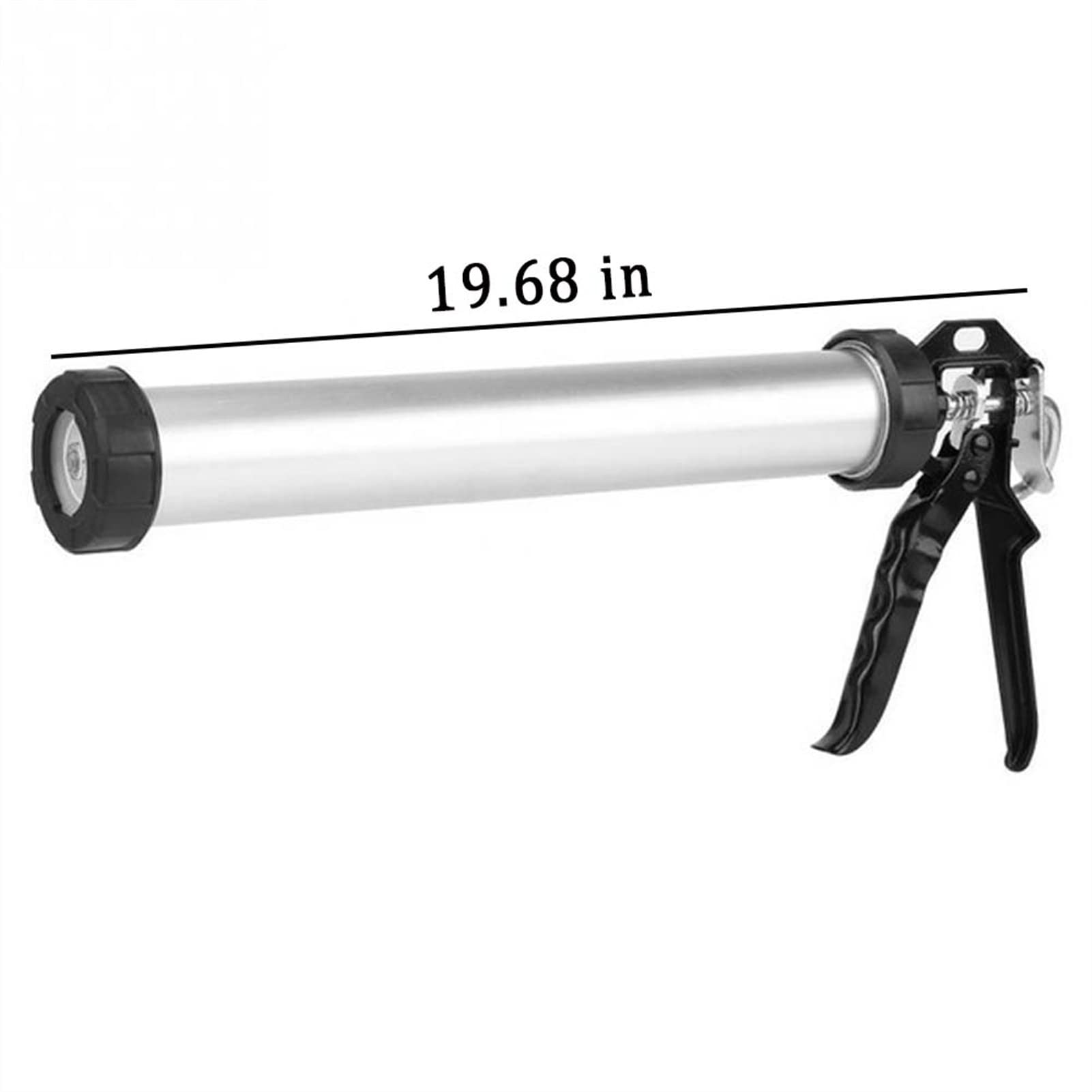 Pistola pulverizadora con Cepillo de Aire, 1 Unidad, Tubo de Aluminio, Pistola de calafateo de Silicona, Herramienta de calafateo de 600ml con 10 boquillas para decoración Temporal de uñas, Hobby pa