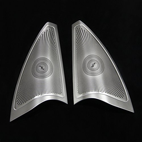 Interior Car Door Audio Speaker Frame Trim Cover 2pcs for Mercedes-Benz GLS Class X166 2015-2019