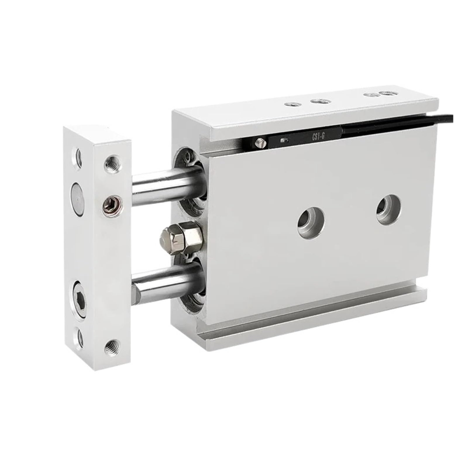 Cylindre TR10x10 double effet en alliage d'aluminium pour l'ingénierie de pointe