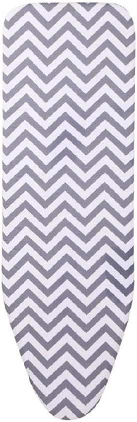 Cotton Pad Super Thick Ironing Board Cover Washable Heat-Resistant Household Replacement Printed Flat Reusable Non-Slip Felt (Size : One Size)