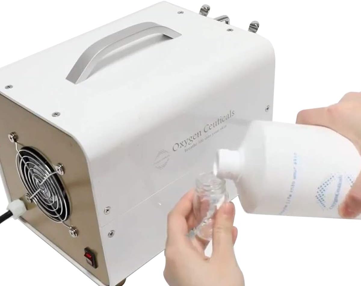 OxygenCeuticals OZ Portable Oxygen Facial Machine for Hydration & Skin Revitalization, Korean Skincare Home Device, Compact Korean Skincare Equipment for Radiant & Moisturized Skin